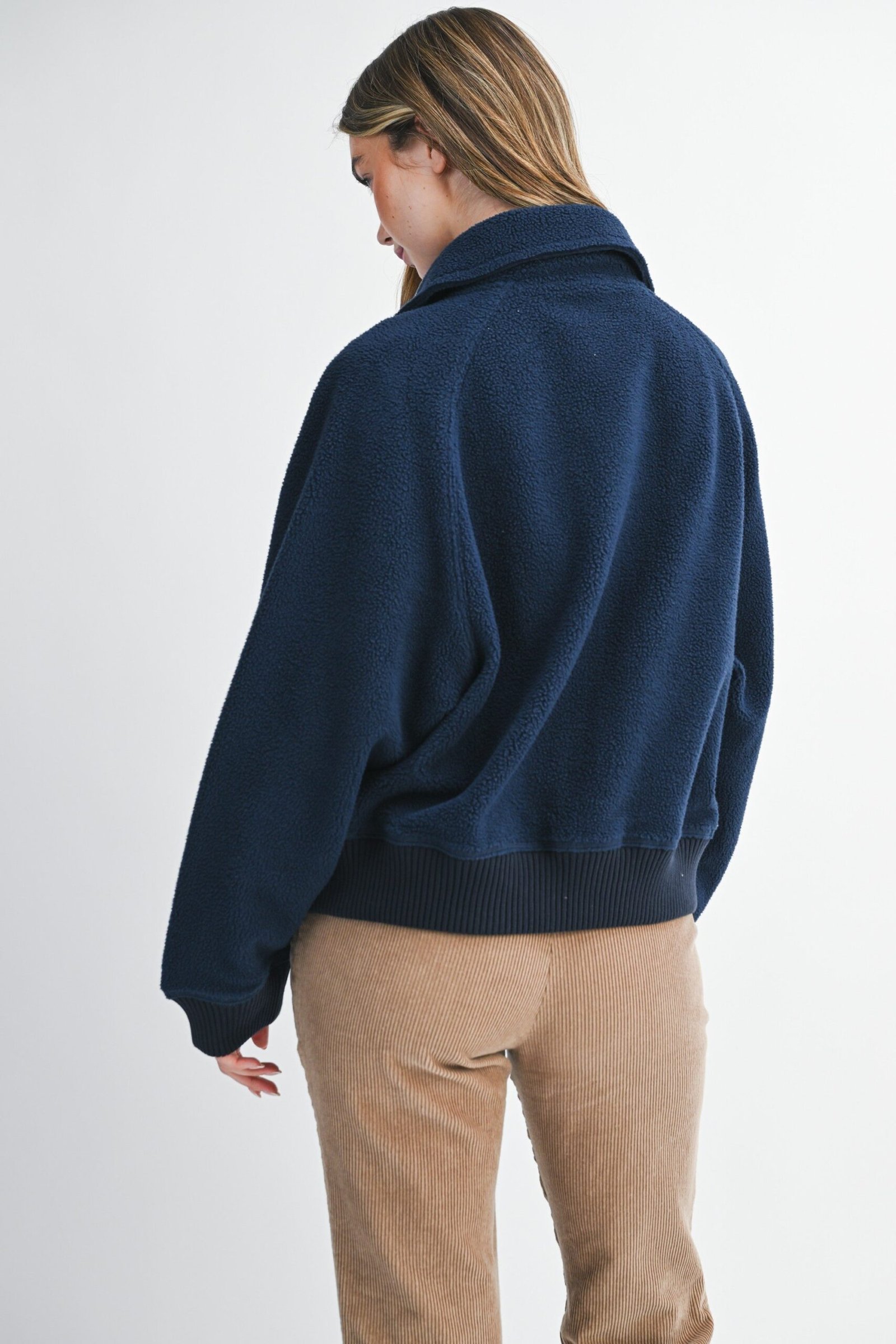 Estella Cropped Button Up Jacket - Image 9