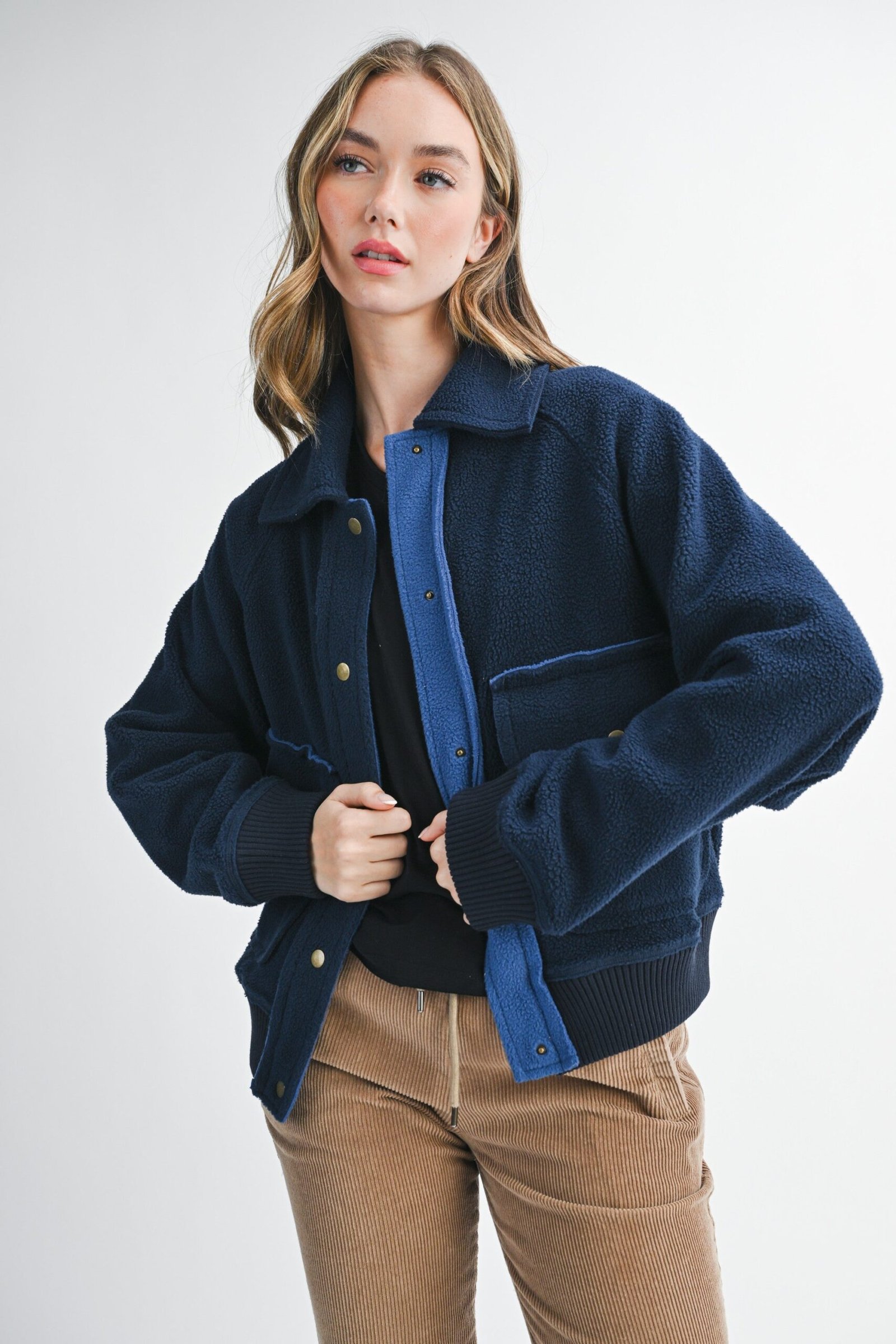 Estella Cropped Button Up Jacket - Image 4