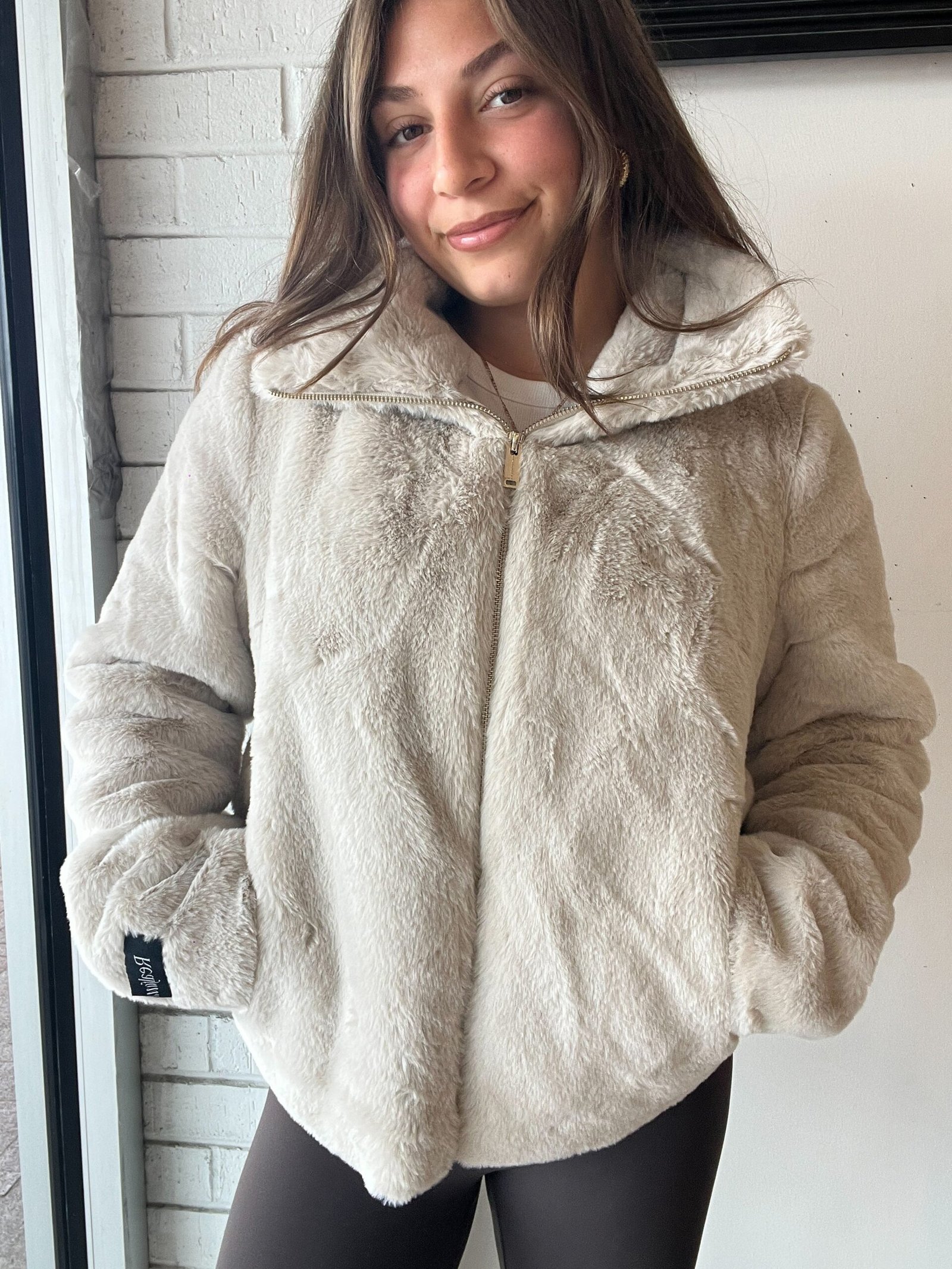 Sallie Faux Fur Jacket - Image 2