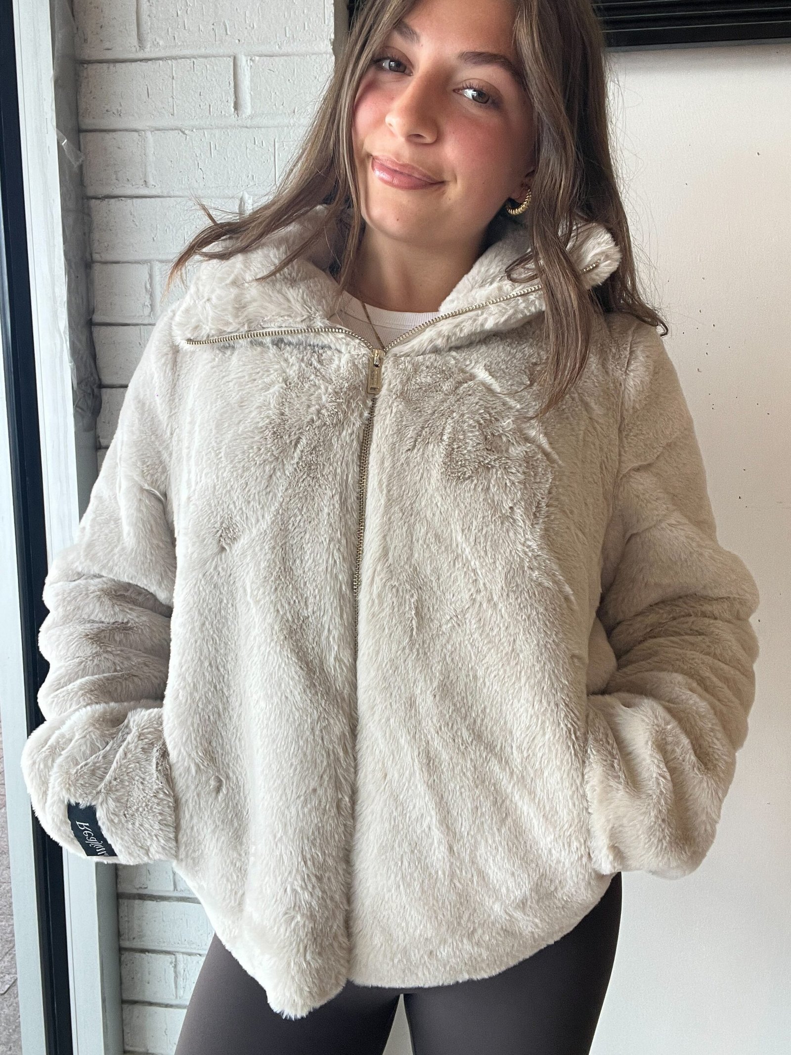 Sallie Faux Fur Jacket - Image 3