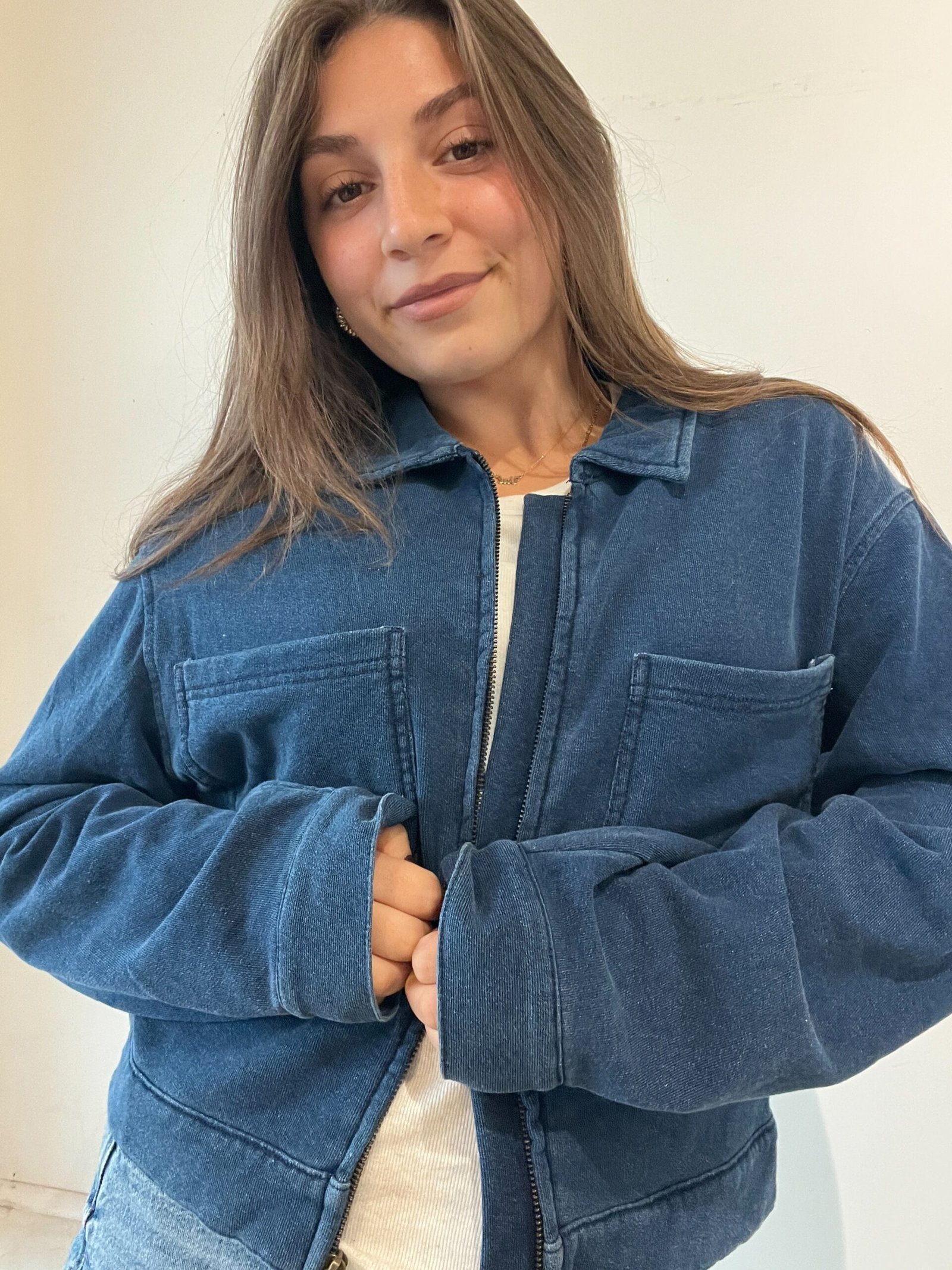Heritage Knit Denim Jacket - Image 3
