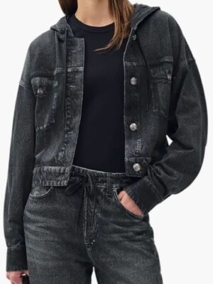 Miramar Terry Hooded Trucker Jacket