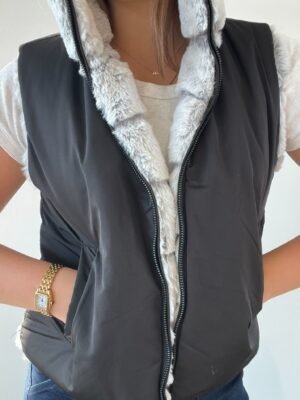 Romina Reversible Fur Vest