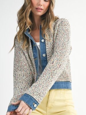 Syd Multi Knit Denim Jacket
